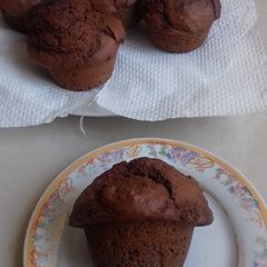 A picture of Chocolate Rock Muffins #mymum'srecipe.
