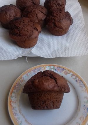 A picture of Chocolate Rock Muffins #mymum'srecipe.