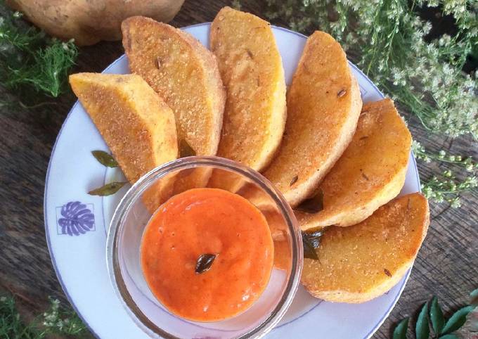 Resep Sweet Potato Wedges (bumbu kari) yang Lezat Sekali