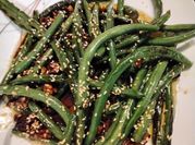 A picture of vinegar string beans