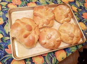 Una foto de Pan de muerto