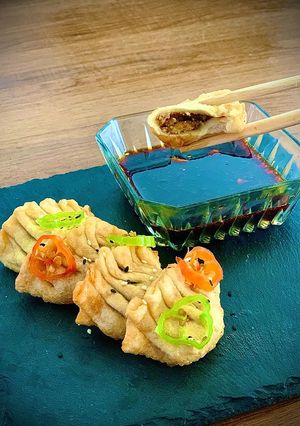 Une photo de Veggies Raviolis Frits