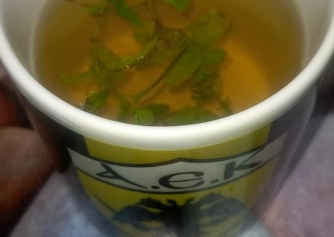 κύρια φωτογραφία συνταγής Τσάι δυόσμου το γιατρικό για το στομάχι