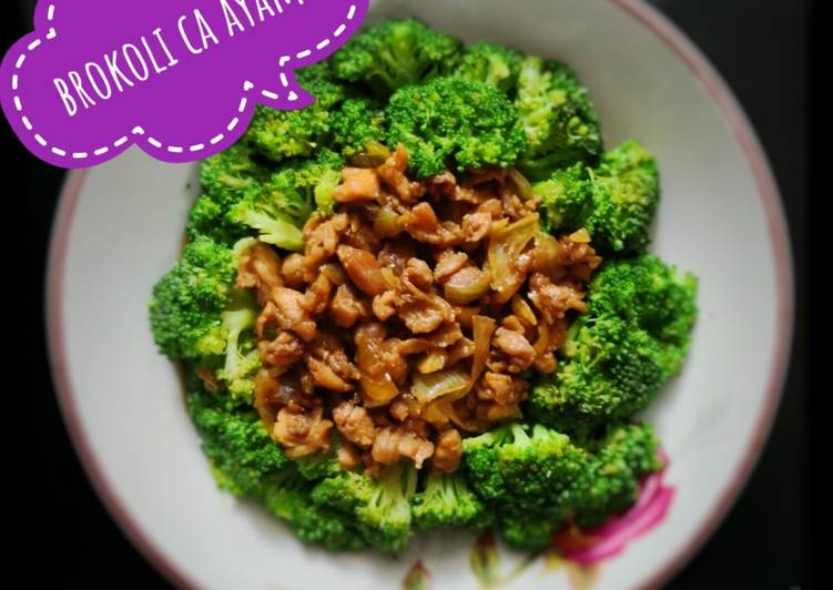 Brokoli cah ayam