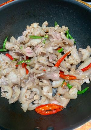 รูปของ ขาหมูผัดพริกสด