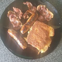 A picture of Eggy Bread fried Breakfast.