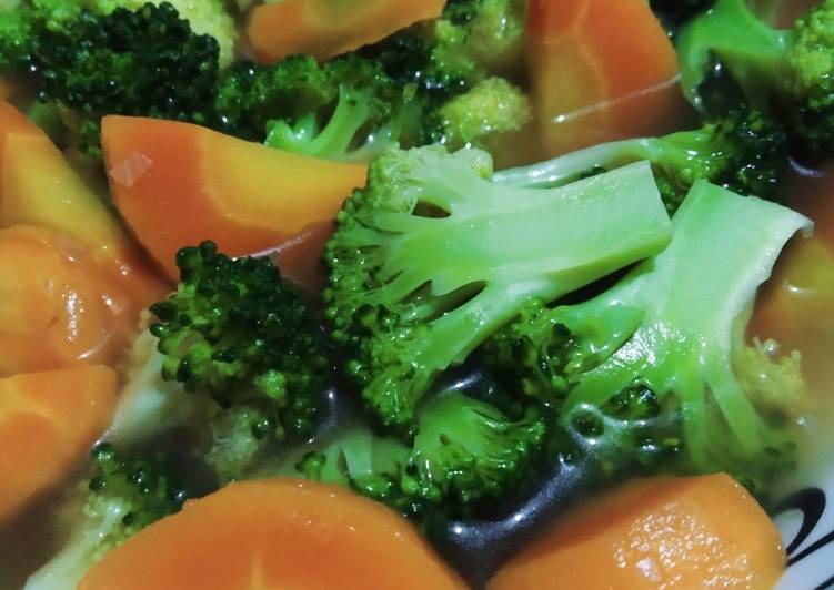 Cah brokoli wortel saos tiram