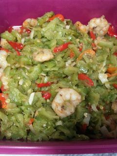 Foto resep Tumis pare udang