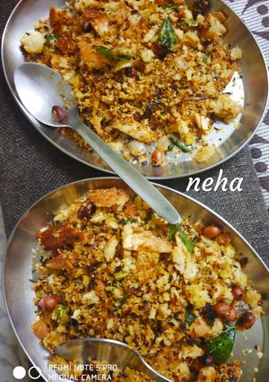 A picture of Leftover Bread Poha.