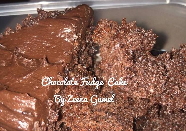 Steps to Prepare Any-night-of-the-week Chocolate Fudge Cake