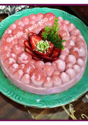 عکسی از دستور دسر توت فرنگی🍓