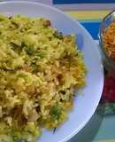 Matar Kanda Poha