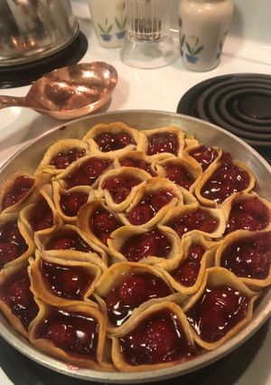 A picture of Pull apart cherry pie.