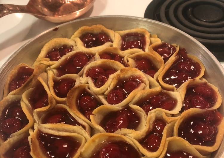 Easiest Way to Make Super Quick Homemade Pull apart cherry pie