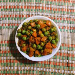 Carrot Peas curry A picture of Carrot Peas curry.