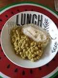 Garbanzos con curry verde