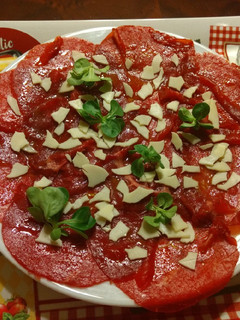 Una foto de Carpaccio de ternera