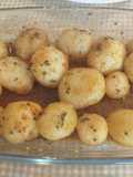 Papas cocidas marinadas a tu gusto al Microondas, sartén o freidora de aire
