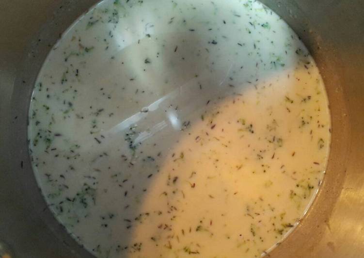 Julia's cream of broccoli soup