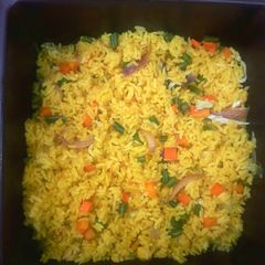 Vegetable rice A picture of Vegetable rice.