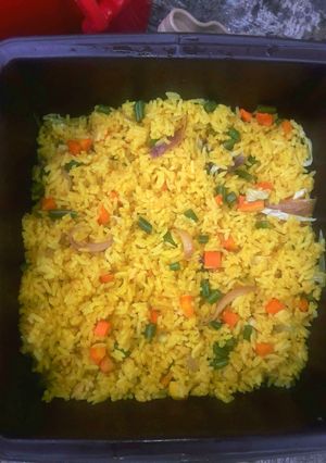A picture of Vegetable rice.