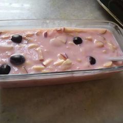 A picture of Strawberry Fruit Custard.