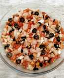Esqueixada de bacalao
