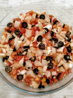 Una foto de Esqueixada de bacalao