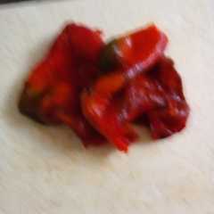 Una foto de Como quitarle la piel a un pimiento
