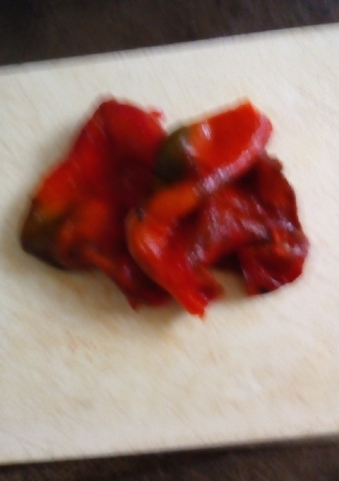 Una foto de Como quitarle la piel a un pimiento