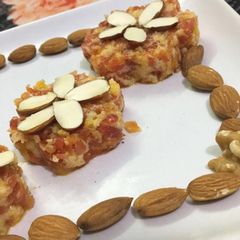 A picture of Gajar kaa halwa.