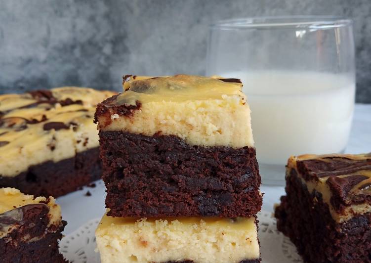 Bagaimana Menyiapkan Cheesecake Brownies *Gluten Free Anti Gagal