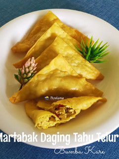 Foto resep Martabak Daging Tahu Telur Bumbu Kare