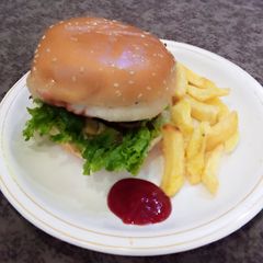 A picture of Fajita burger.