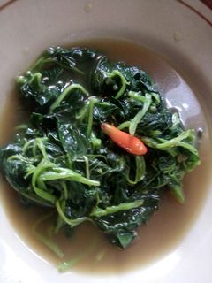 Foto resep Oseng oseng sayur bayam