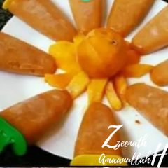 A picture of Apricot Popsicles.