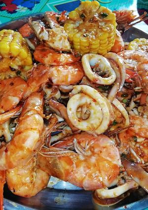 รูปของ กุ้งถังทะเล 😋🐙🦐