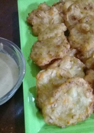 Foto resep Goreng bakwan sambal kacang/su'uk (khas Ramadan di Subang)