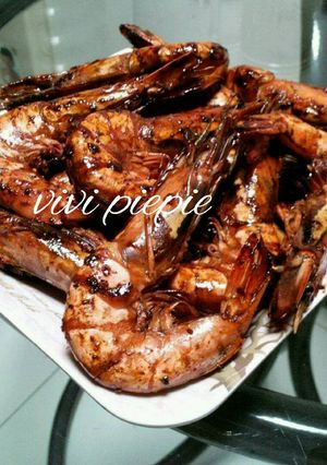 Foto resep Udang bakar kecap