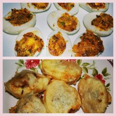 A picture of Egg Bonda.