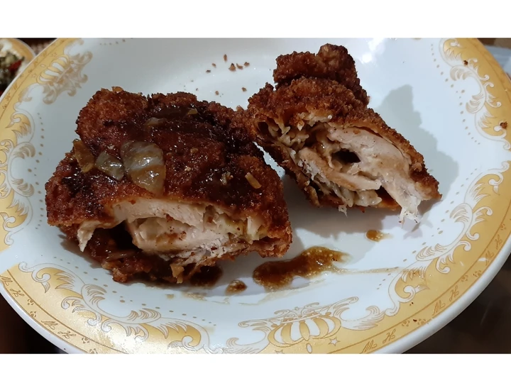 Cara Mudah Membuat Resep Chiken Katsu Mozarella with Teriyaki Sauce yang Bikin Ngiler Anti Ribet, Lezat