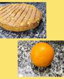 Torta de naranja con almidón de maíz