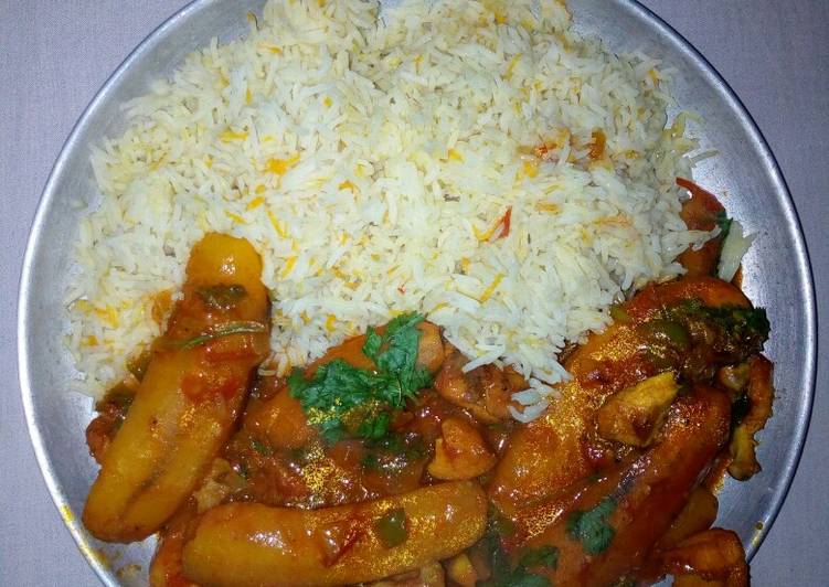 Recipe of Any-night-of-the-week Carrot rice with matoke #myricedish