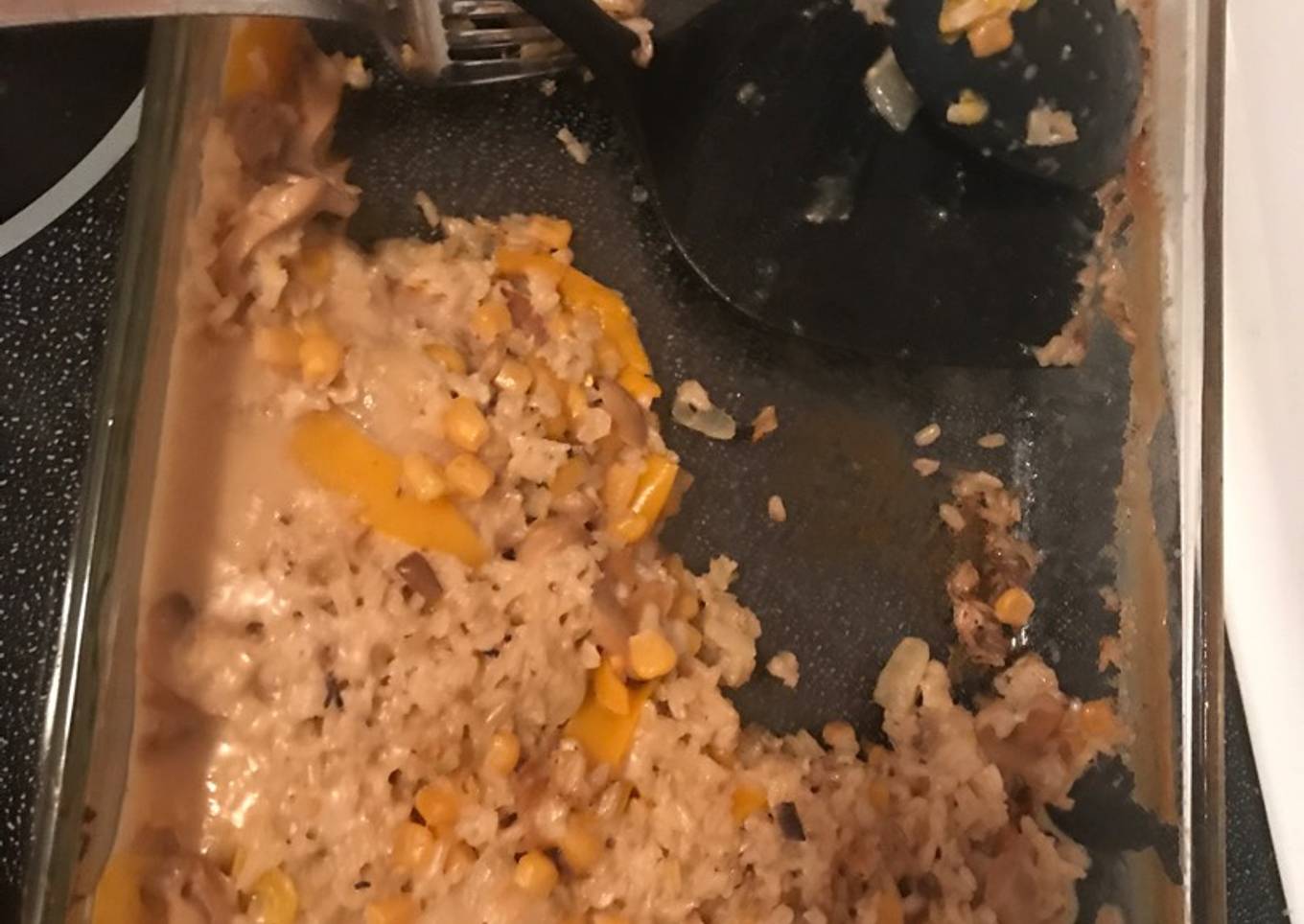 Pork and mushroom flan