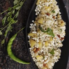 A picture of Sabudana khicdi.