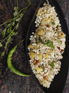 A picture of Sabudana khicdi.