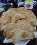 Empanadas de pino fritas, hechas con mucho amor