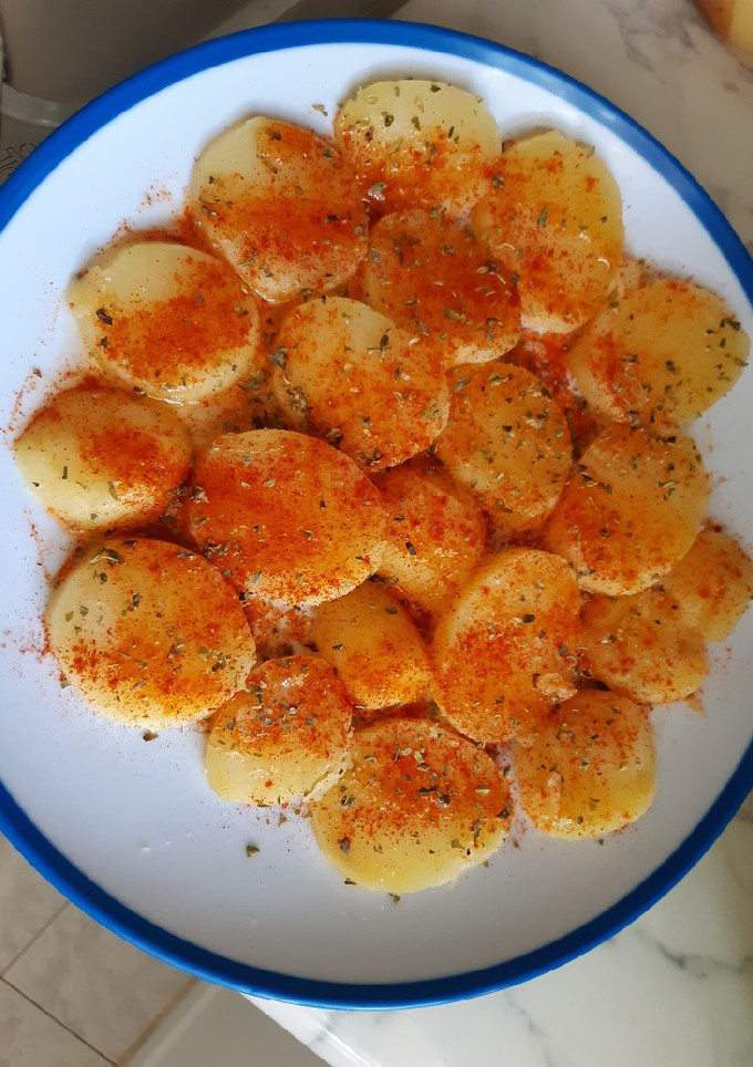Una foto de Patatas rojas