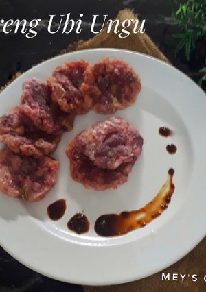 Foto resep Cireng Ubi Ungu (no msg)