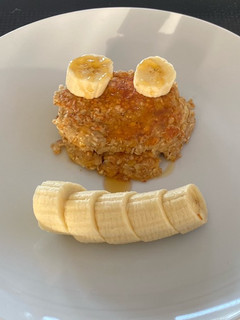 A picture of ❤️Honey Banana Oat meal❤️.